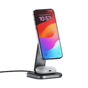شارژر رومیزی تاشو ساتچی مدل Q12 WIRELESS CHARGER STAND