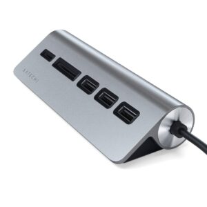 هاب رومیزی 4 در 1 ساتچی مدل TYPE C HUB & CARD READER