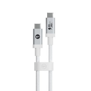 کابل 240 وات شارژ و انتقال اطلاعات موفی مدل USB 3.2 USB-C TO USB-C