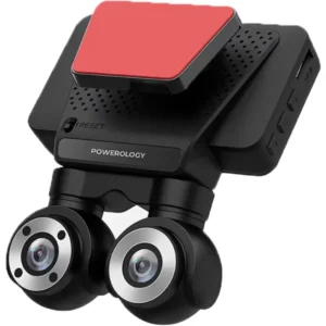 دوربین ثبت وقایع خودرو پاورولوژی مدل Dual Lens Dash Camera