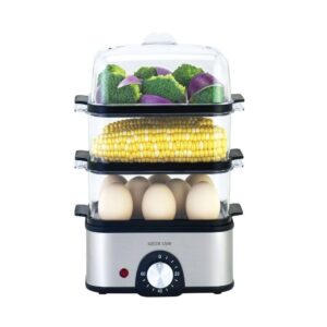 تخم مرغ پز هوشمند 3 طبقه گرین لاین مدل Egg and Vegetable Cooker