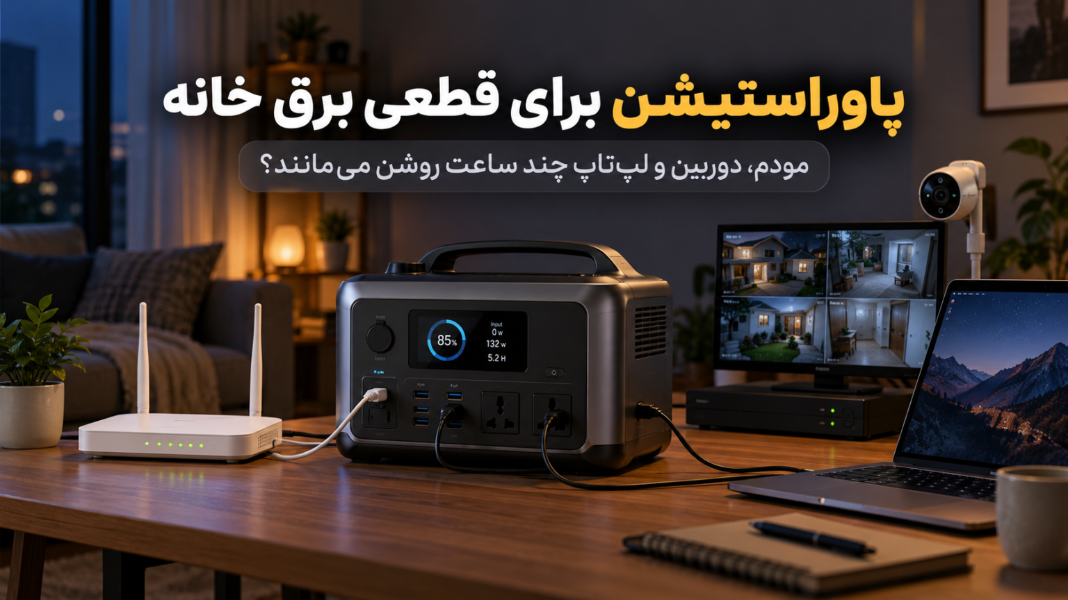 پاوراستیشن برای قطعی برق