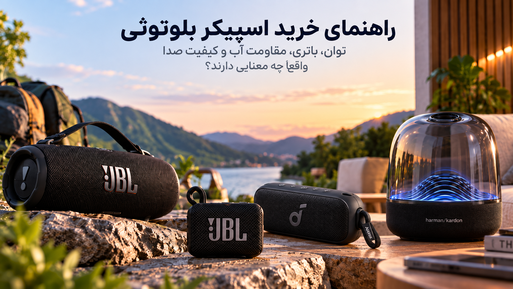 راهنمای خرید اسپیکر بلوتوثی؛ توان، باتری، مقاومت آب و کیفیت صدا واقعاً چه معنایی دارند؟